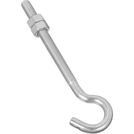 5/16 In. x 5 In. Zinc Hook Bolt
